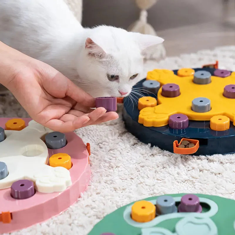 Dog Puzzle Toys - Paw Puzzle Feeder