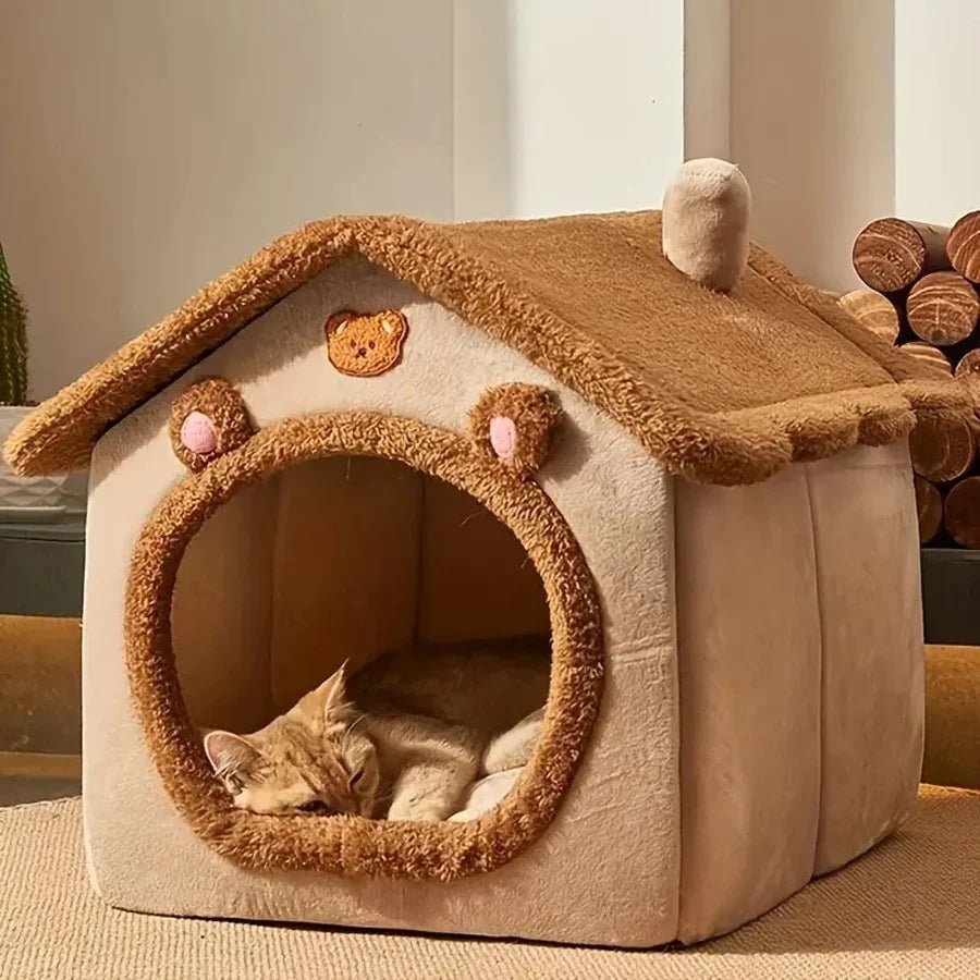 Cosy Cave Pet Bed - Foldable Pet House - Pet Bond Store
